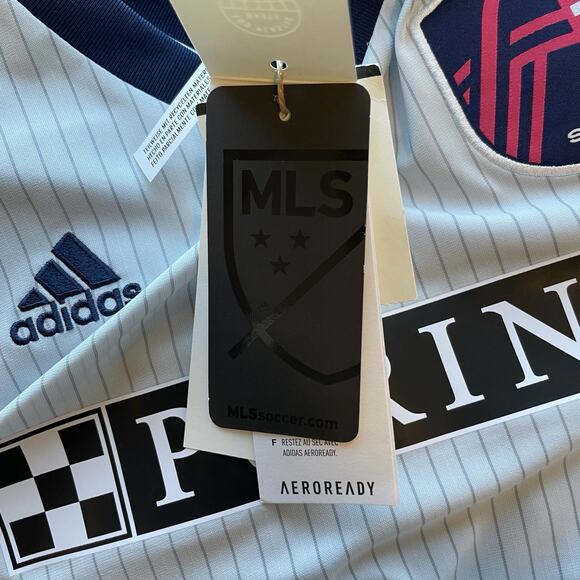 NWT Adidas St. Louis City Soccer 2023 Inaugural Season Away Jersey Gray Men's M - Picture 11 of 16